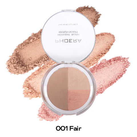 Phoera Blush Bronzer Highlighter Powder