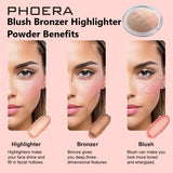 Phoera Blush Bronzer Highlighter Powder