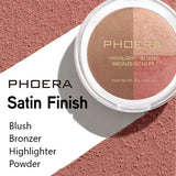 Phoera Blush Bronzer Highlighter Powder