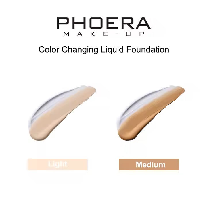 Phoera Color Changing Liquid Foundation – Makeover Centre Shopping