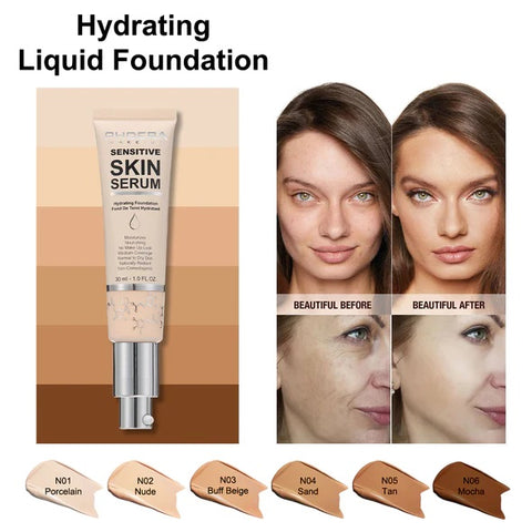 Phoera Hydrating Skincare Foundation Testers