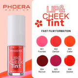 Phoera Lip & Cheek Tint Stain Matte Finish