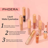 Phoera Liquid Matte Eyeshadow