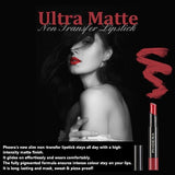 Phoera Ultra Matte Non Transfer Lipstick